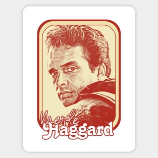 Merle Haggard /// Retro Style Country Music Fan Gift Sticker